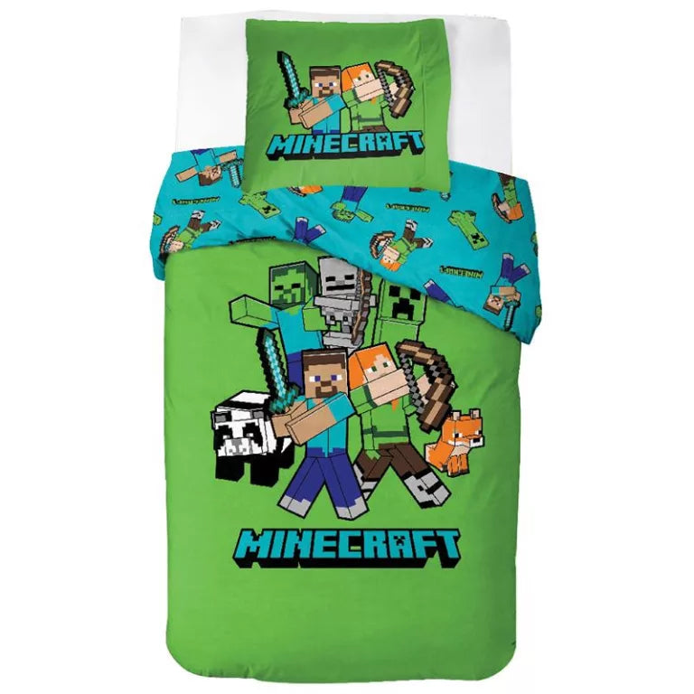 Parure de lit Minecraft 140x200cm