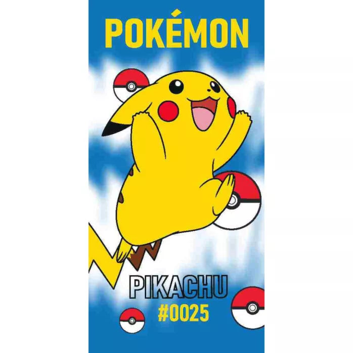 Serviette de bain coton pokémon 70×140cm