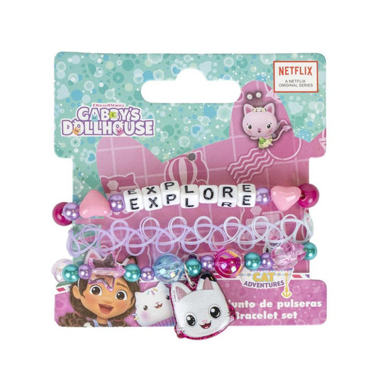 Ensemble de 3 bracelets Gabby chat