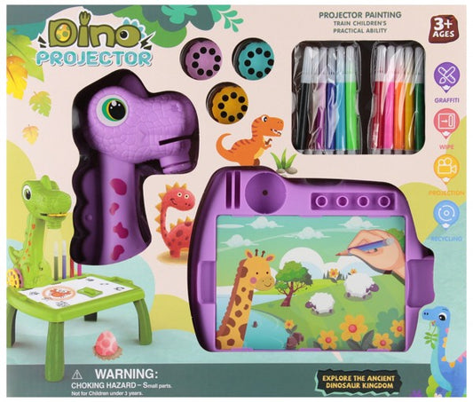 projecteur dino box + accessoires 35x30x7