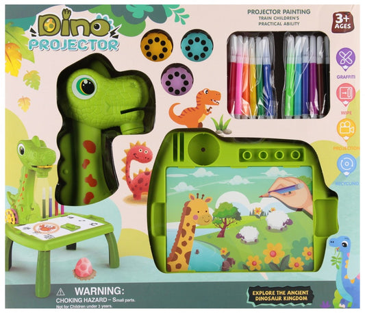 projecteur dino box + accessoires 35x30x7