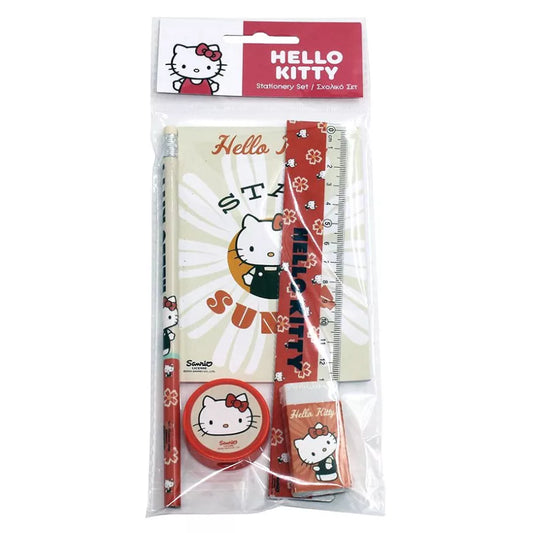 Set papeterie hello kitty 5 pièces