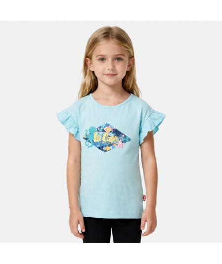 Tee shirt manche courte fille Lee Cooper