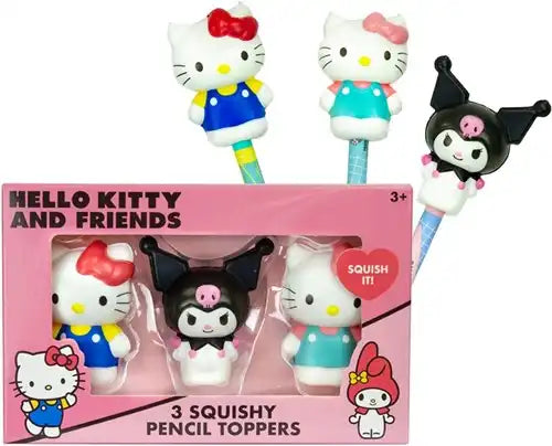 3 embouts de crayons souple Hello Kitty