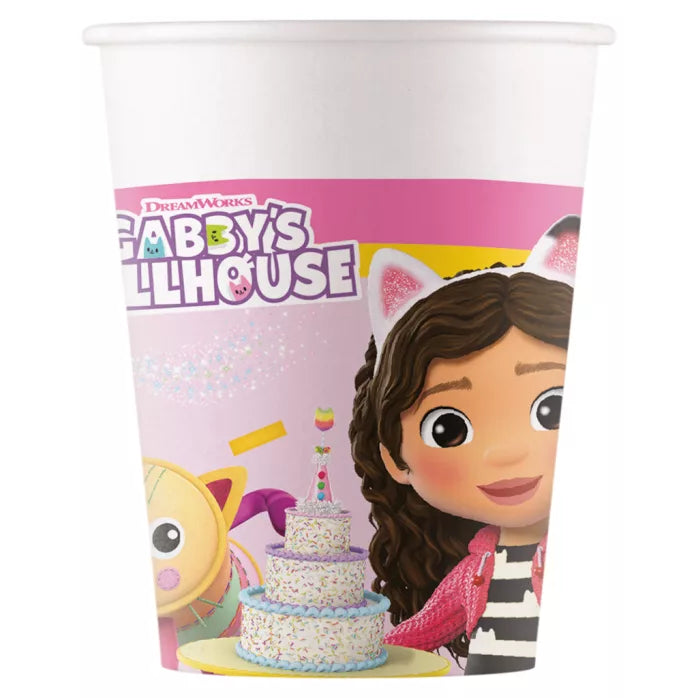 Lot de 8 gobelets papier 200ml